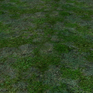 Grass from Sonic The Hedgehog (2006) rendered in Blender